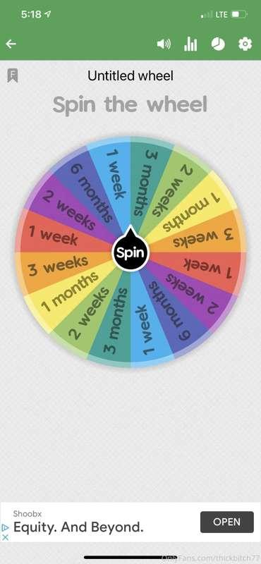 Play my vip wheel! For one spin $5  
Come see ALL my uncenso..