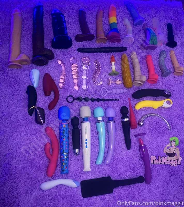 This is the majority of my toy collection! 
*Missing is my O..