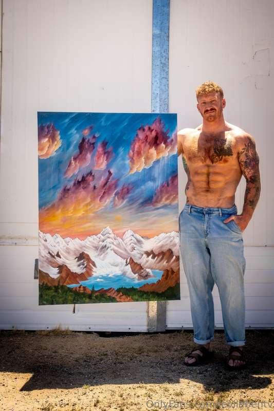 I can't tell which one's the real work of art 😏