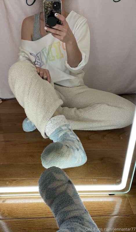 Socks on or off?