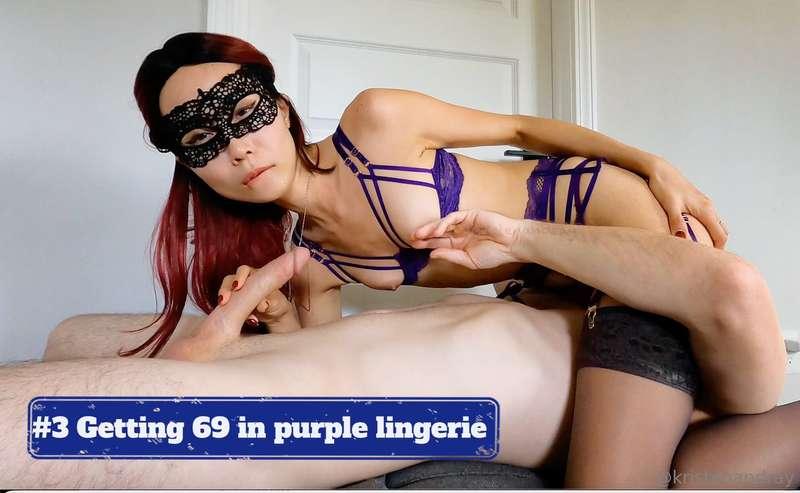 #3 Getting 69 in purple lingerieMy first 69 video on OF... H..