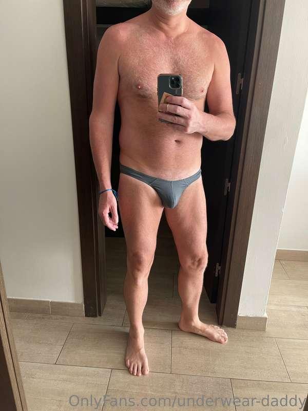 Lightweight Deitz briefs. A little sun today #gay #sexy #dad..