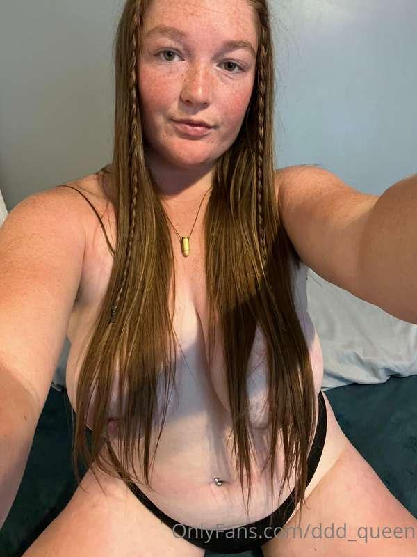 Move my hair out of the way and suck on my hard nipples 😋