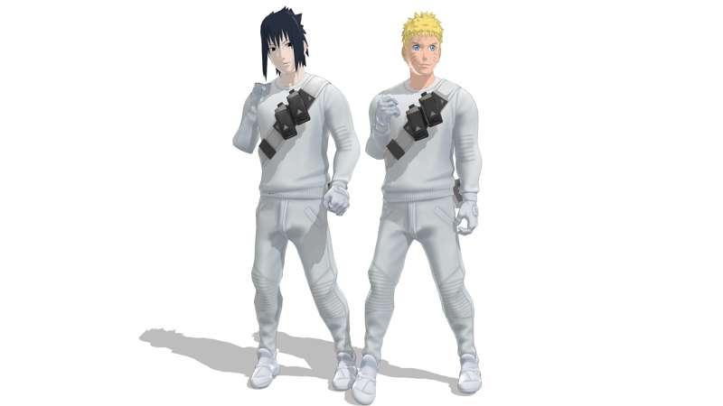 Naruto & Sasuke (Marshmello Outfit)