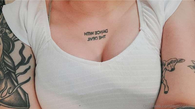 me? finding a shirt that actually gives me cleavage??? I'm n..