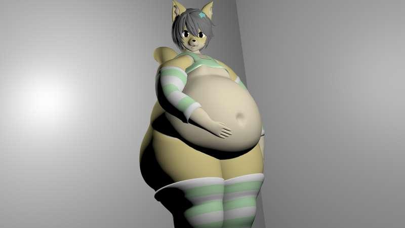 3D Cat Render Test