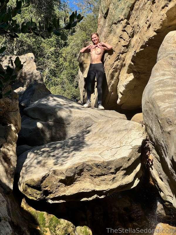 Cool hike yesterday! Had to flash for you ;)