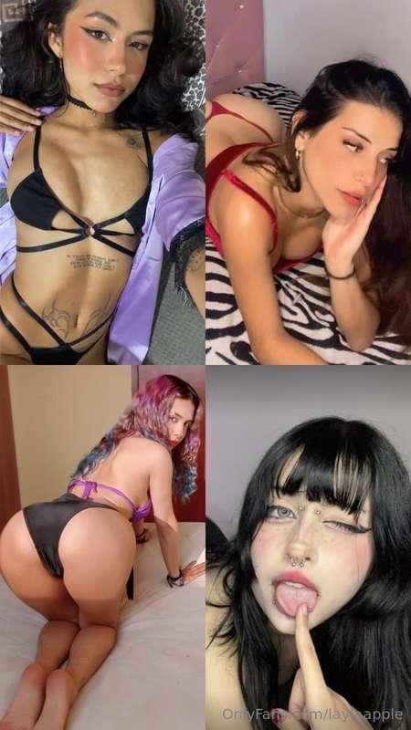 🍥 @sakuramiu 🍥🥵 @mayadollxx 🥵🩷 @wildellax 🩷🖤 @aurora_shadow🖤