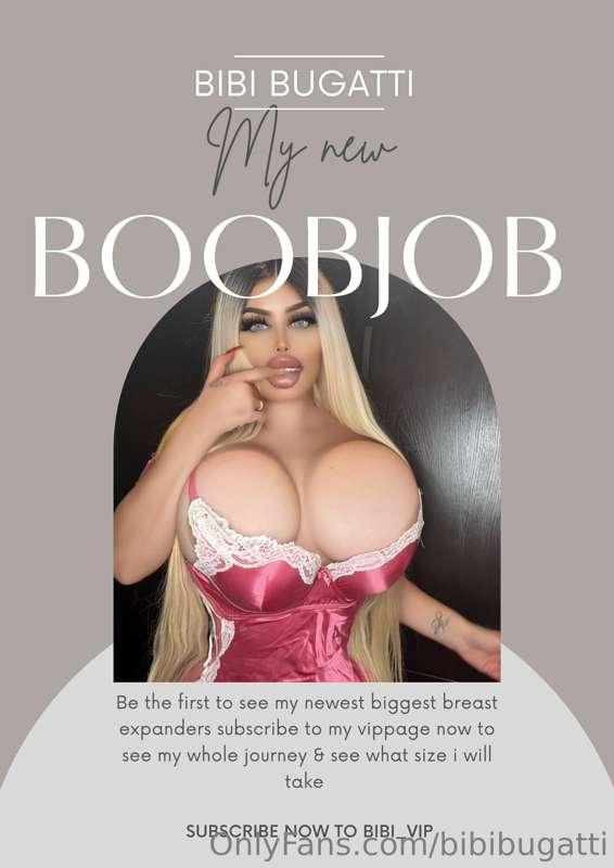 SUBSCRIBE NOW TO @bibi_vip TO FOLLOW MY NEW BOOB JOURNEY TO ..