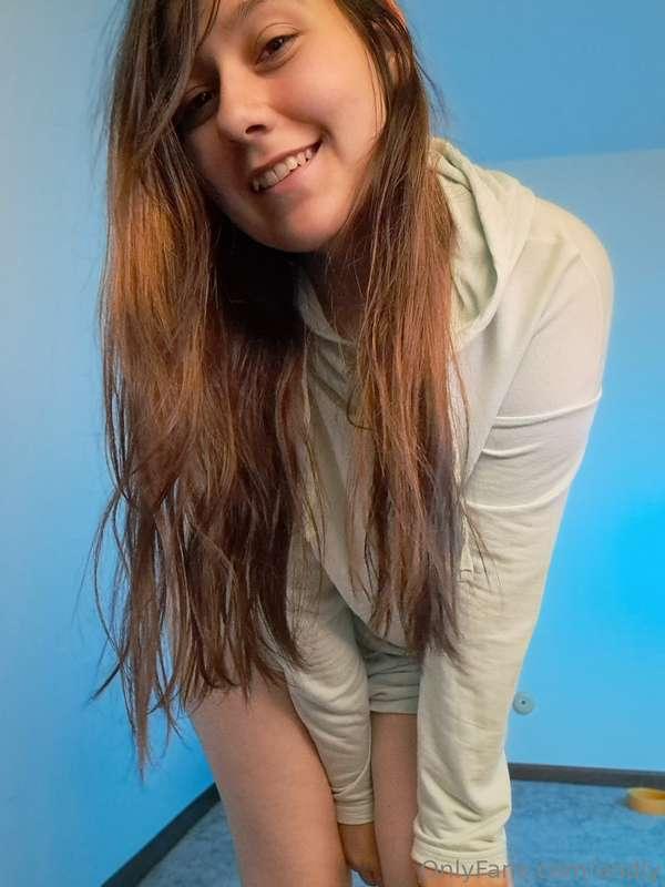Blue is honestly one of my favorite colors. Shirt is see thr..