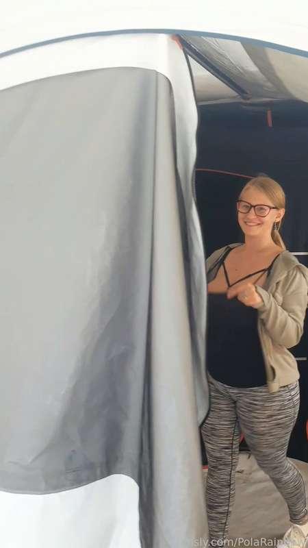 Well... I was just thinking about buying a tent and maybe some summer camping trips. So I had to see what such a tent looks like inside on a store window ;-)  #polarainbow #tits #bigtits #hugetits #boobs #bigboobs #hugeboobs #bigareolas #ghostnipples #hugemilkers #largebreasts #breasts #busty #paletits #palegirl #cleavage #smile #nsfw #hot #sexy #slavicgirl  #thighs #thickthighs #thick #publicflashing #public #flashing 