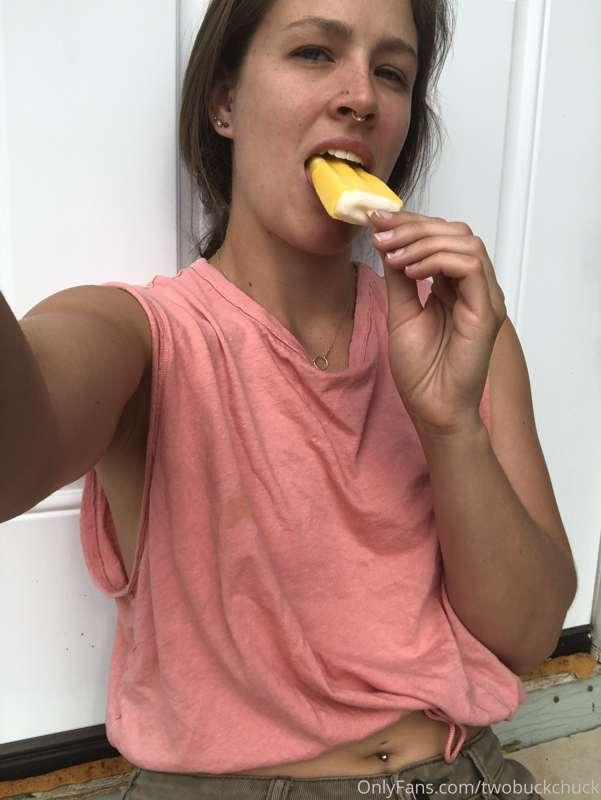 I have to ration my creamsicles because I like them so much,..