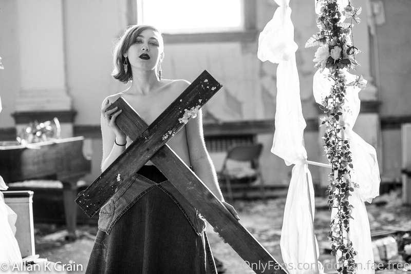 Being sexy in a church is freeing when you were raised to be..