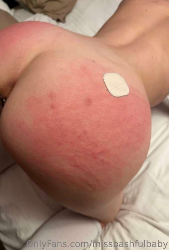 punish me, please. leave your handprints all over my ass.