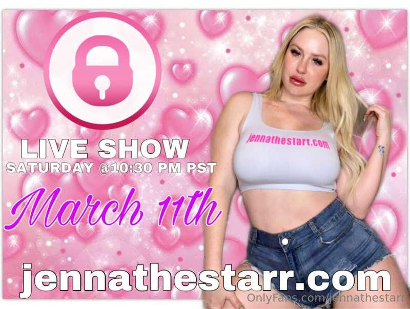 DONT MISS MY LIVE SHOW THIS WEEKEND ♥️