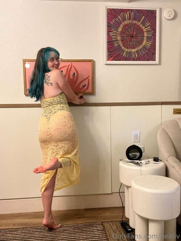 fuck me against the wall#dress #sheer #ass #panties #feet #s..