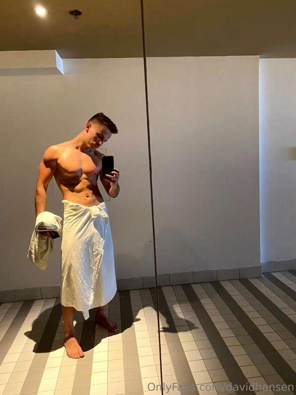 I'm not wearing anything under this towel, want me to drop t..