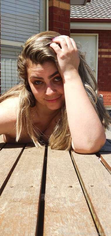 Dani enjoying the beautiful Aussie sun.