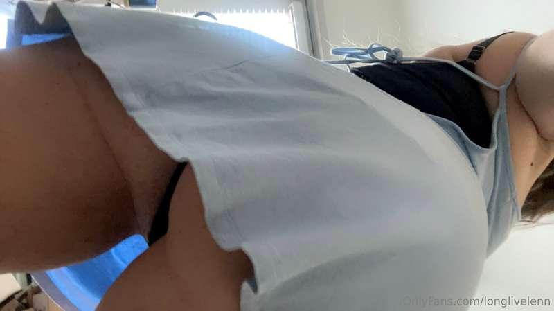 If you’re gonna peek up anyone’s skirt today, let it be mine..