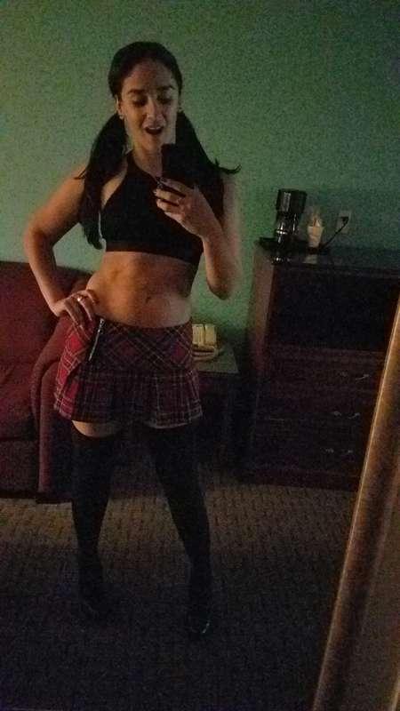 Gothic school girl outfit pre sex