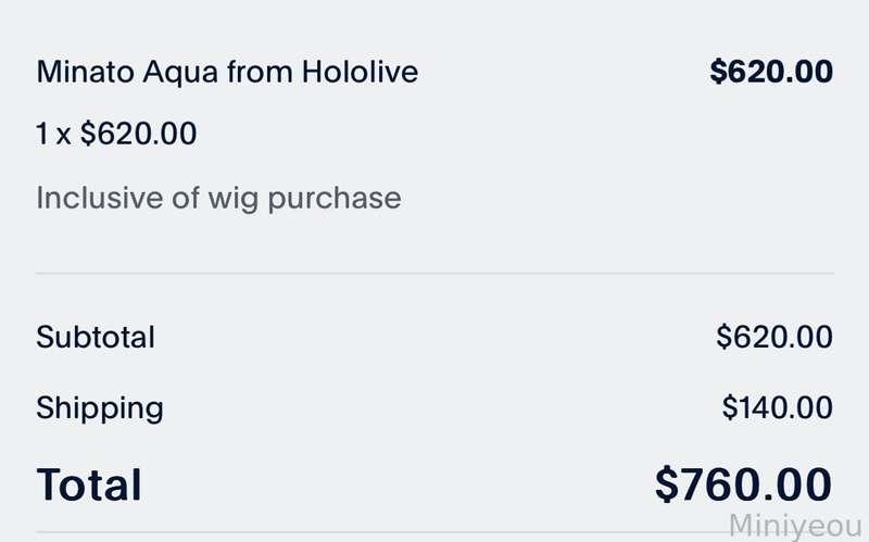I’m also really excited for my custom Aqua wig! I ordered it last month and it’s coming next year! So I exceeded $2k just on next year’s cosplays! I’ll make lots of content!