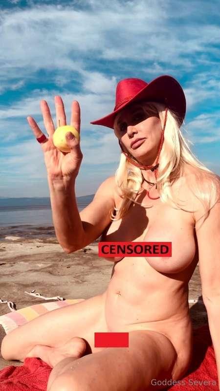 Nude Food Crush.Six-foot five inch Goddess Severa appears on..