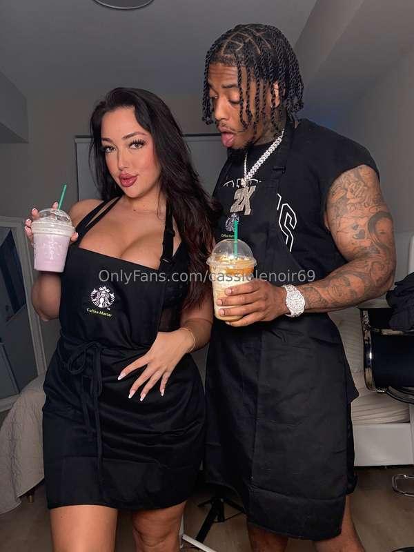 ☕️🍦NEW SCENE🍦☕️🎬Starbucks barista scene… he made me swallow ..