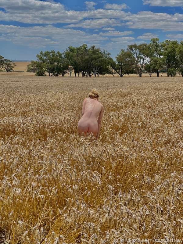 Naked in the bush, looking for snakes in the grass 🍆
Tip for..
