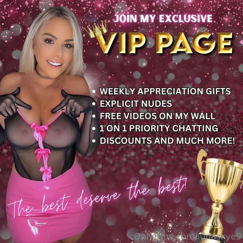 BECOME MY VIP AND SEE IT ALL!I post all nude pics and clips ..