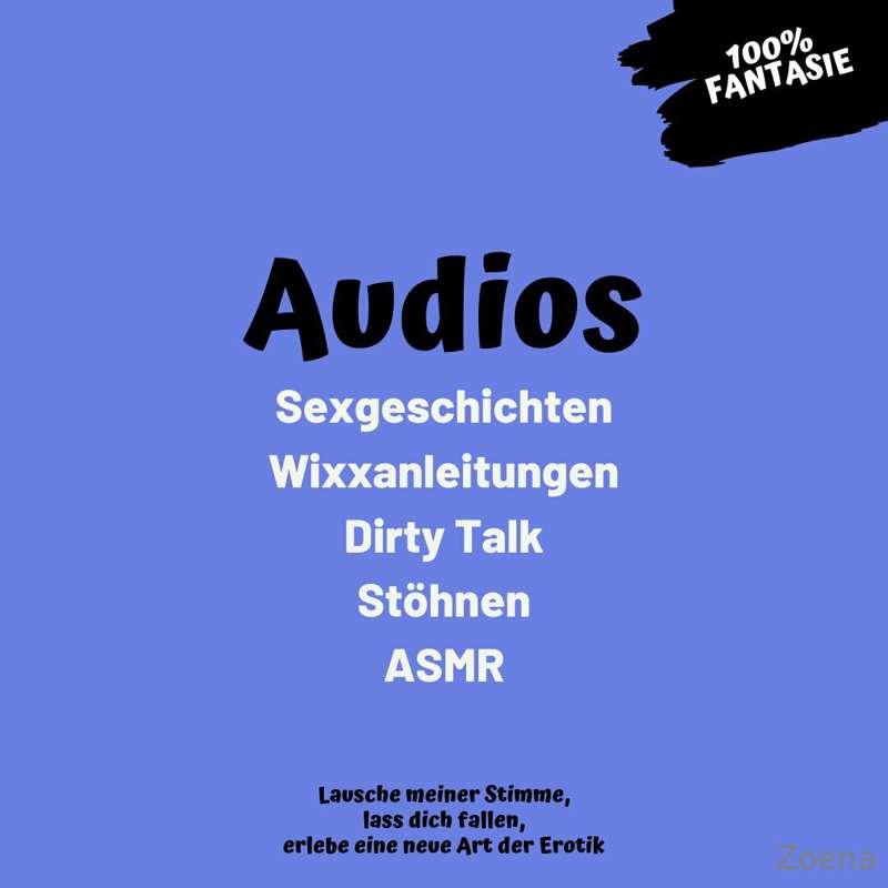 Nach links swipen für die verschiedenen Audios 🔊

Sende mir ..