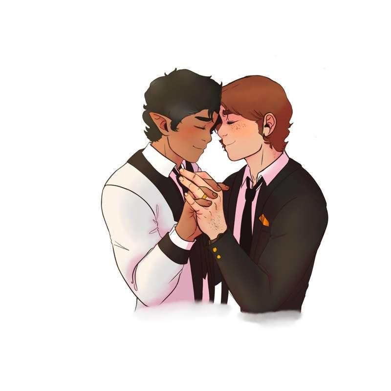 CW// Non-canon Imagery / Gay 💅