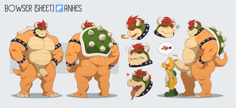 Bowser sheet (Big + Lines)