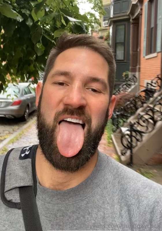 I want to know how deep I can get my tongue in your hole 😛