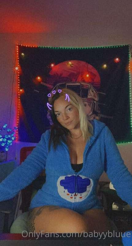 Baby blue care bear