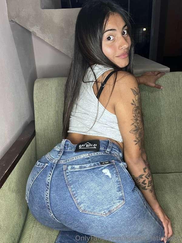 do you like it? Is my ass big enough in jeans for your cock?..