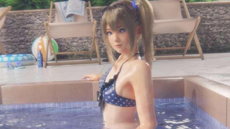 Marie Rose wardrobe Malfunction by the pool (720p)
