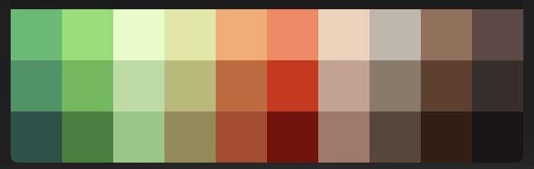 My color palettes!