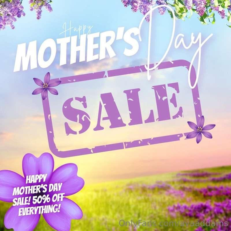 Happy Mother's Day! Your favorite Mommy is here to spoil you..