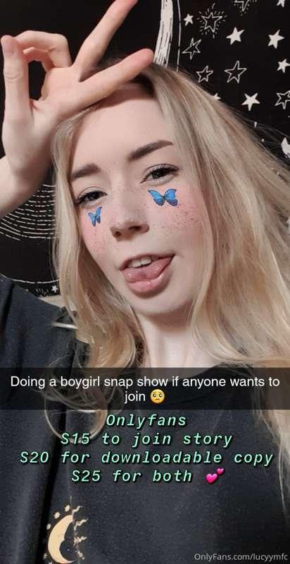 You don't already need my snap for this I'll add you anyway!..
