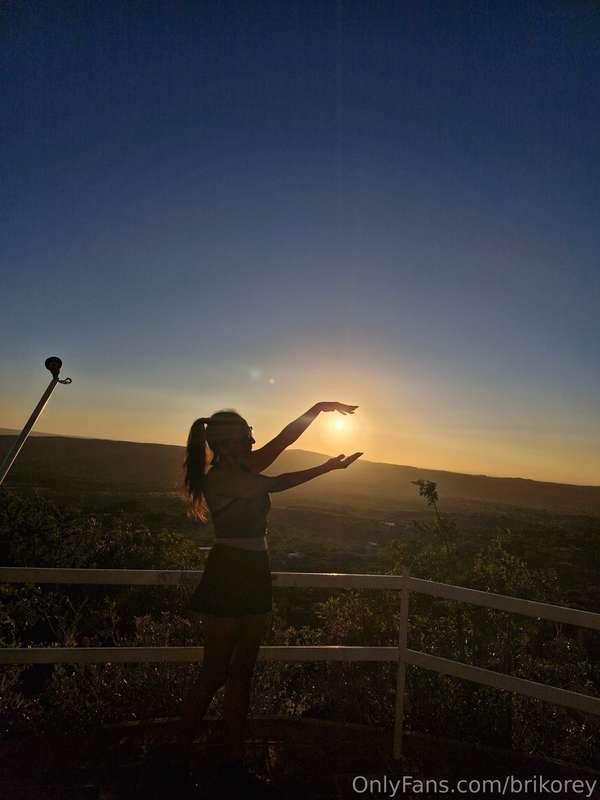 I keep all this sunset... To live it again with you 😍🩷