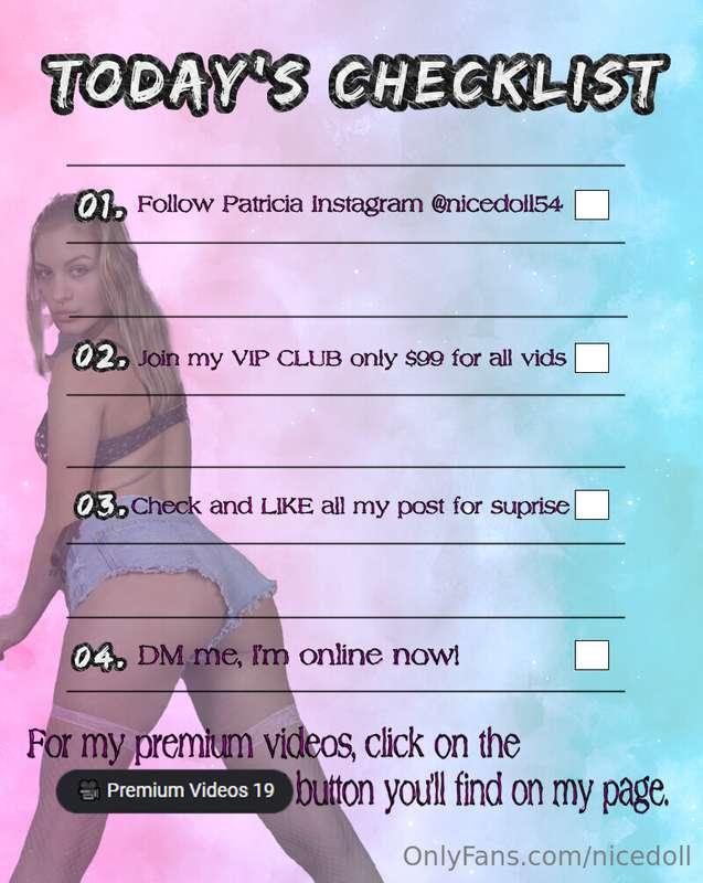 **Make sure you'll tick them off today!** 🥵  **Read more**....