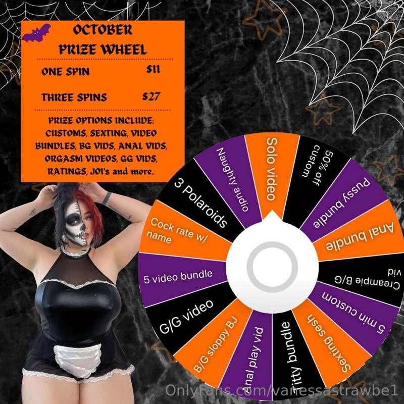 my ***PRIZE WHEEL*** has been updated with even more naughty..