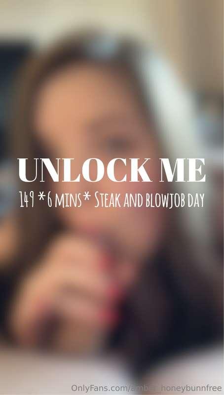 **IT'S STEAK AND BLOWJOB DAY, SO SIT BACK AND WATCH ME SUCK ..