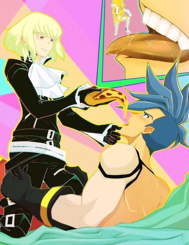 A Delicious Revenge (Promare, LioxGalo with tiny Kray)