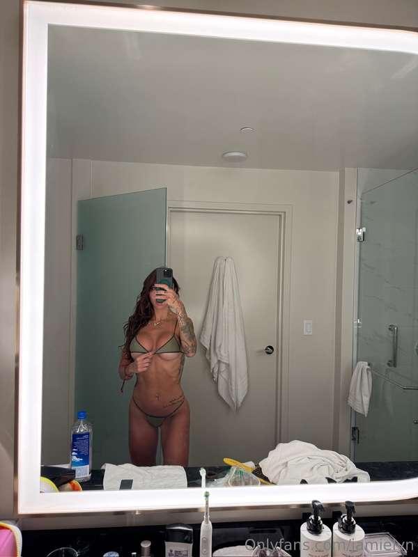 I love this bikini but I’m still slipping it off for you eve..