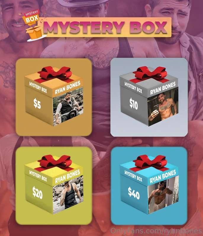 MYSTERY BOX Would you like to know your gift? You know what ..