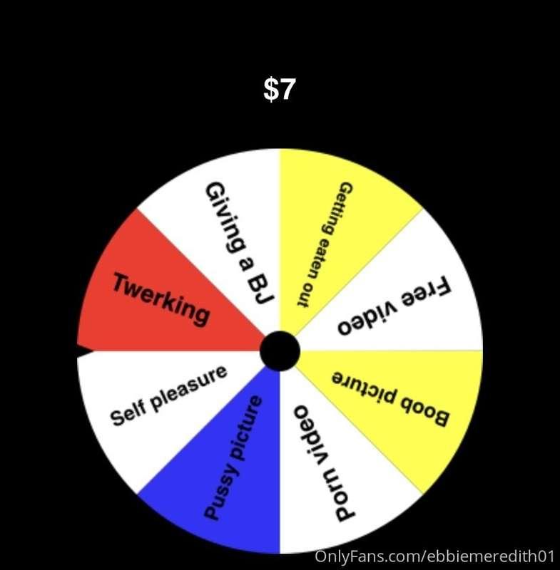 My spin the wheel game options. Come play now x