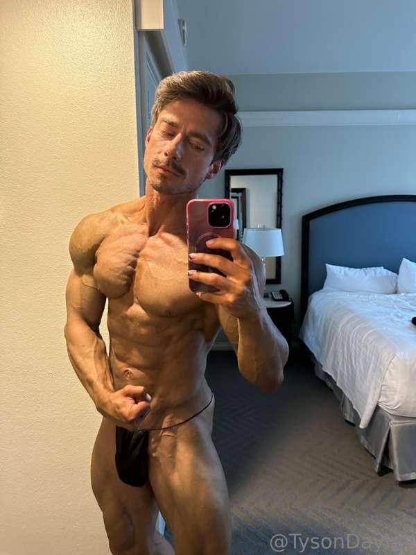 Almost time 😈😈 Had to get some traditional tanning thong pic..