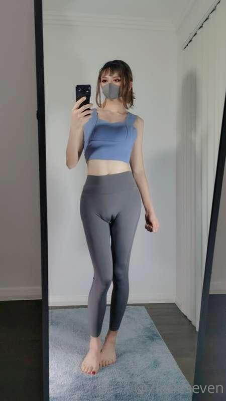 Blue Yoga Pants