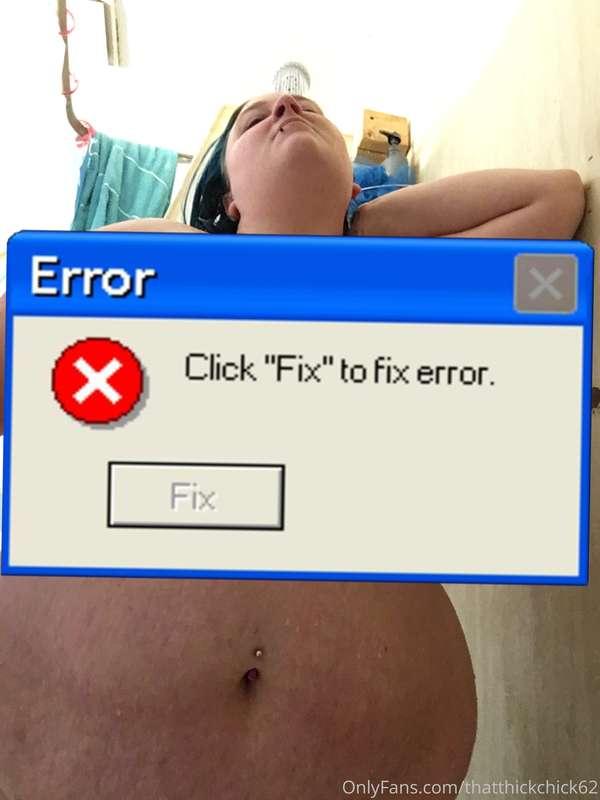 Front and back ! Sexy shower fun  3$ Will fix the error code..